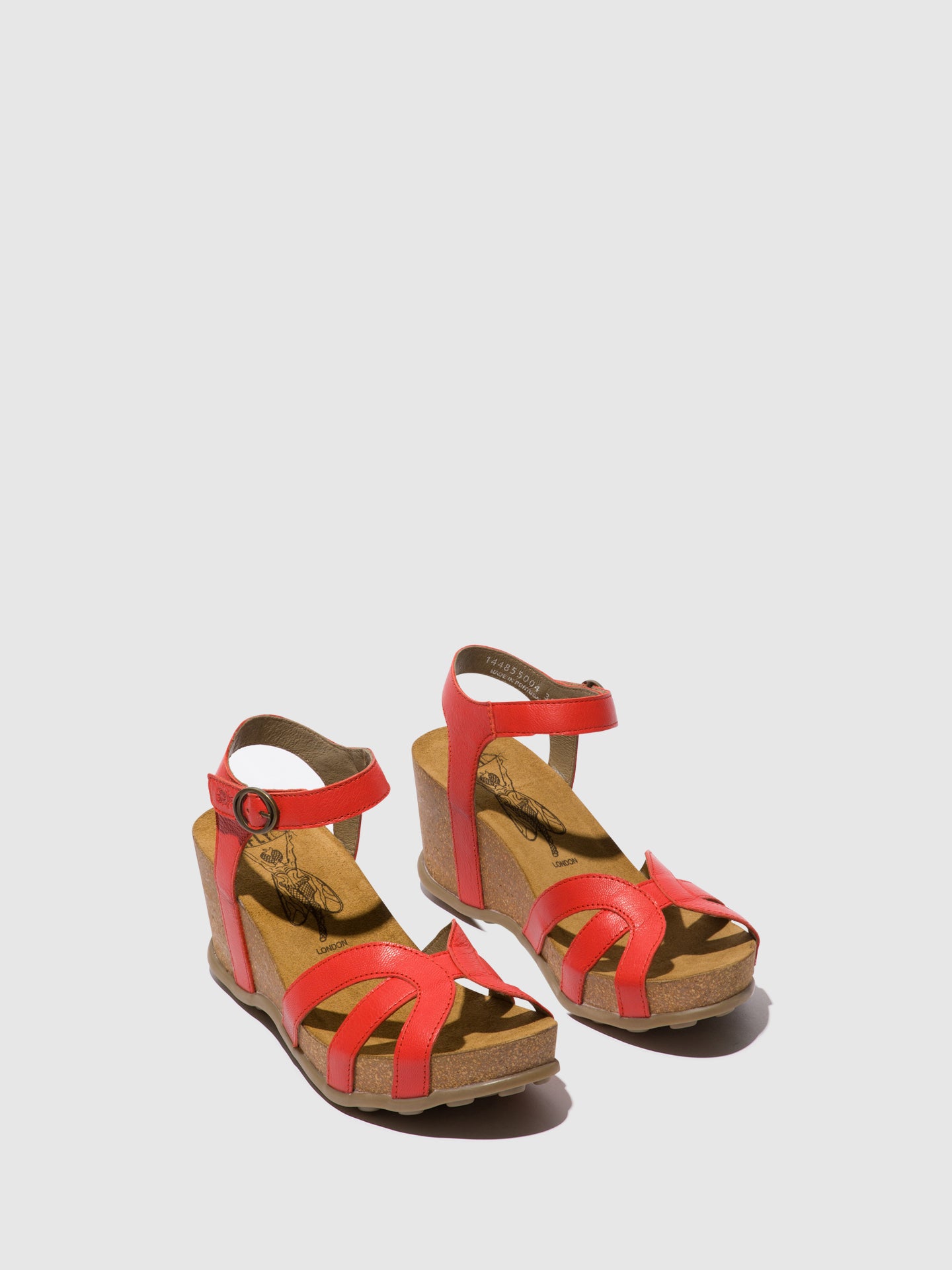Fly London Ankle Strap Sandals GETA855FLY DEVIL RED